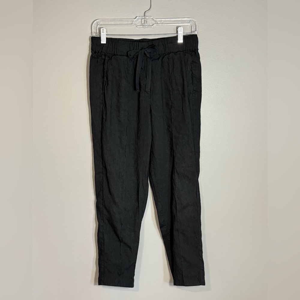 Babaton Linen Blend Pants in Black | Size S